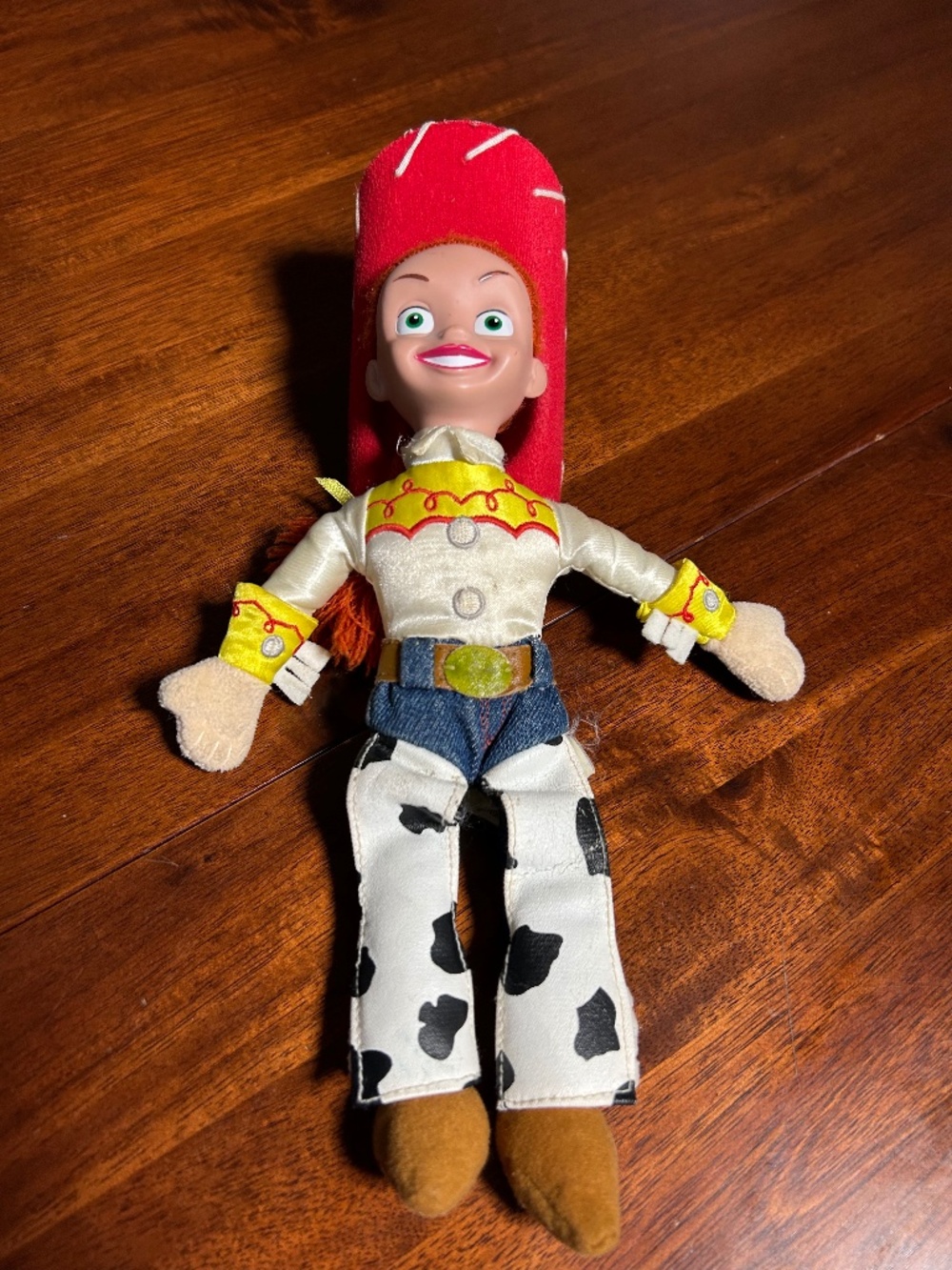 Disney Pixar Toy Story Jessie Plush Doll 14" Ragdoll Cowgirl Plastic Head Yarn H